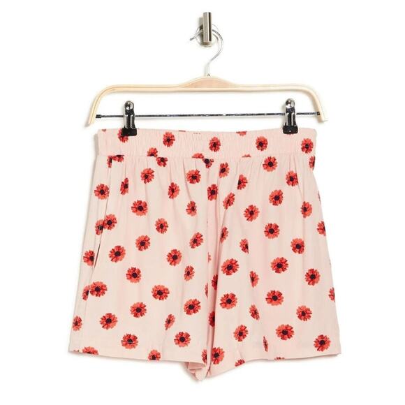 Abound Easy Flow Shorts in Pink Daisy Dots Size XL - Picture 1 of 4